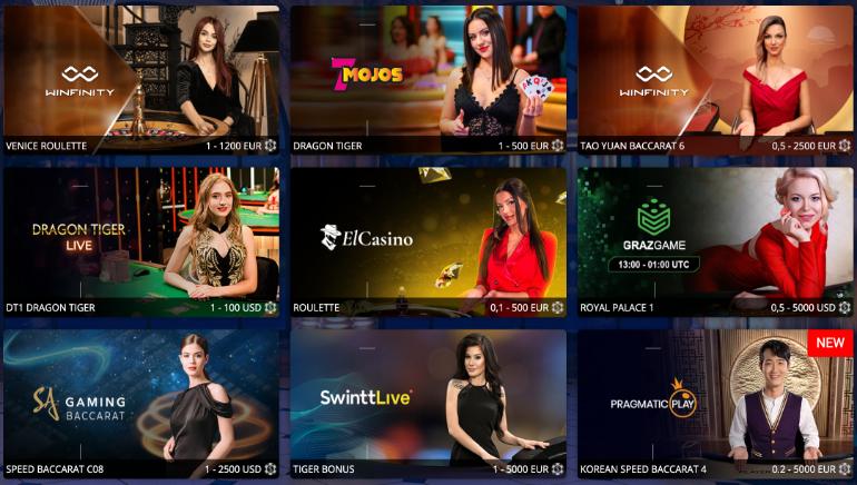 Live Casino Spinbetter